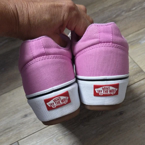 Vans Women's Bright Pink Seldan Canvas Sneakers - Picture 3 of 6